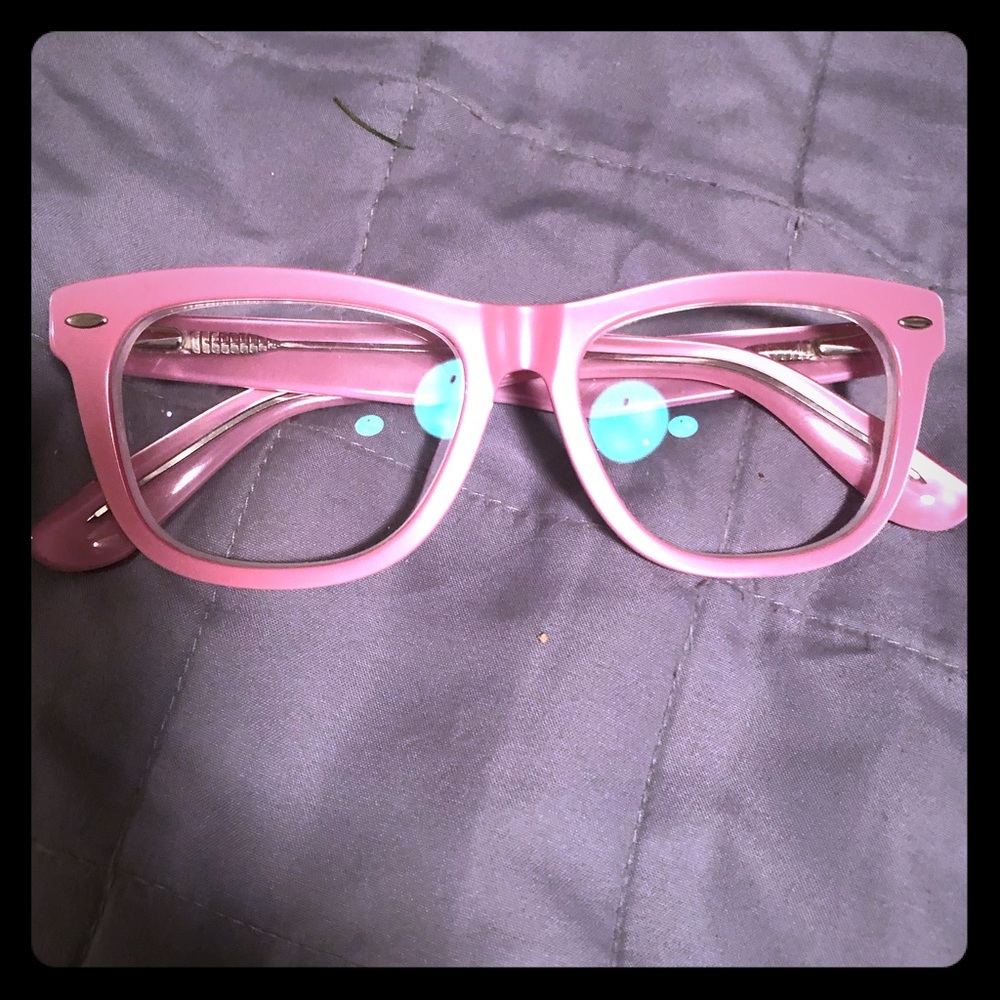 Zenni Hot pink glasses